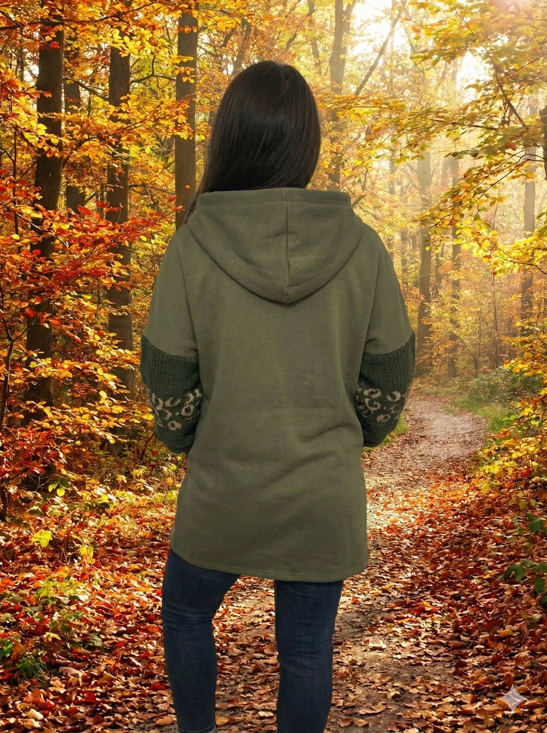 "Plus size hoodie - comfortable fit detail"