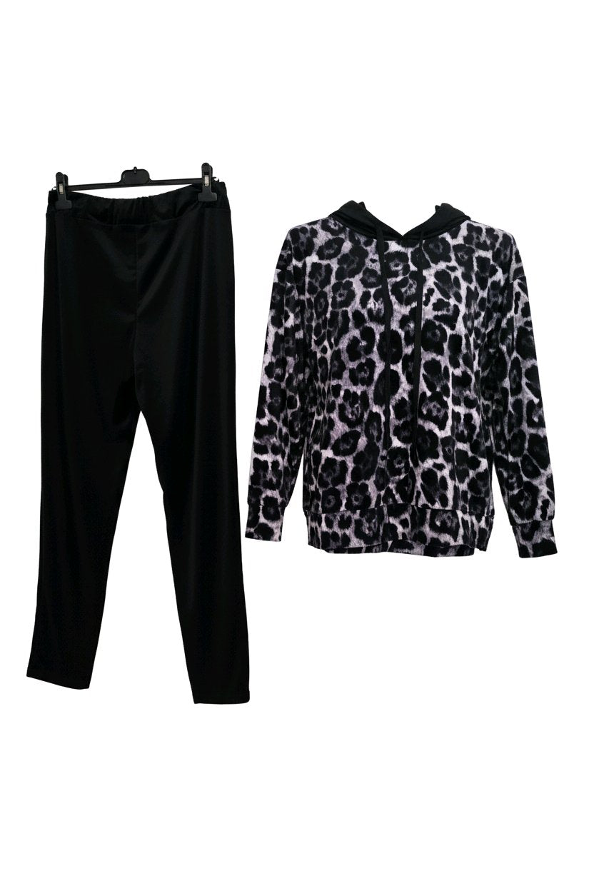 Velour tracksuit hoodie