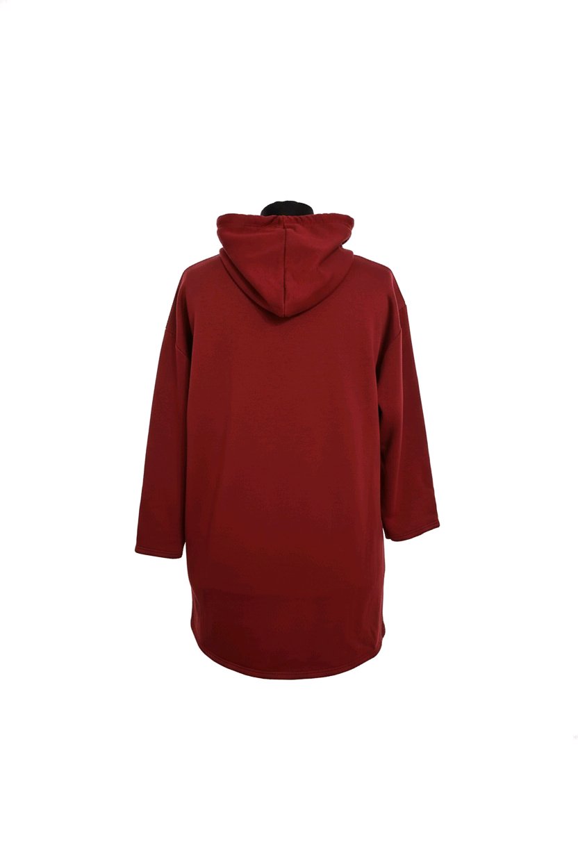 Premium Cotton Hoodie with Decorative Zipper
