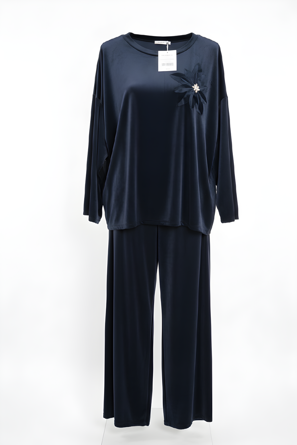 Luxe Velour Tracksuit Set - Viscose Elastane Blend