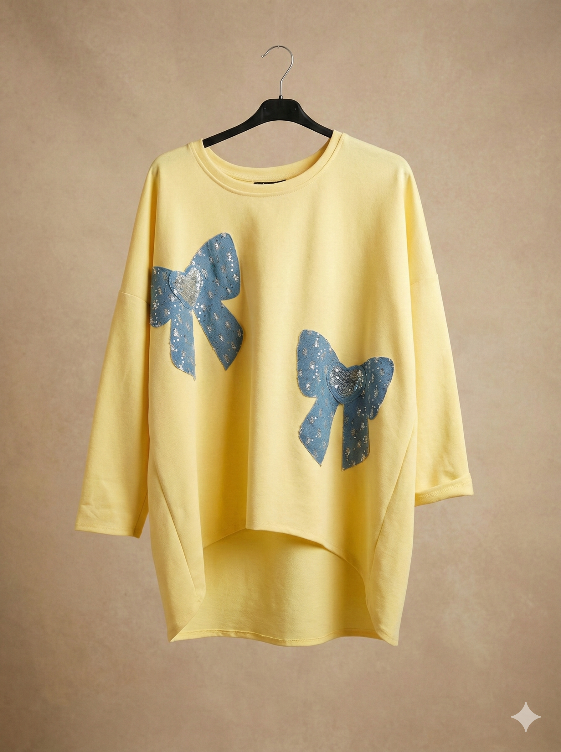 Sweatshirt - soft scuba ,one size