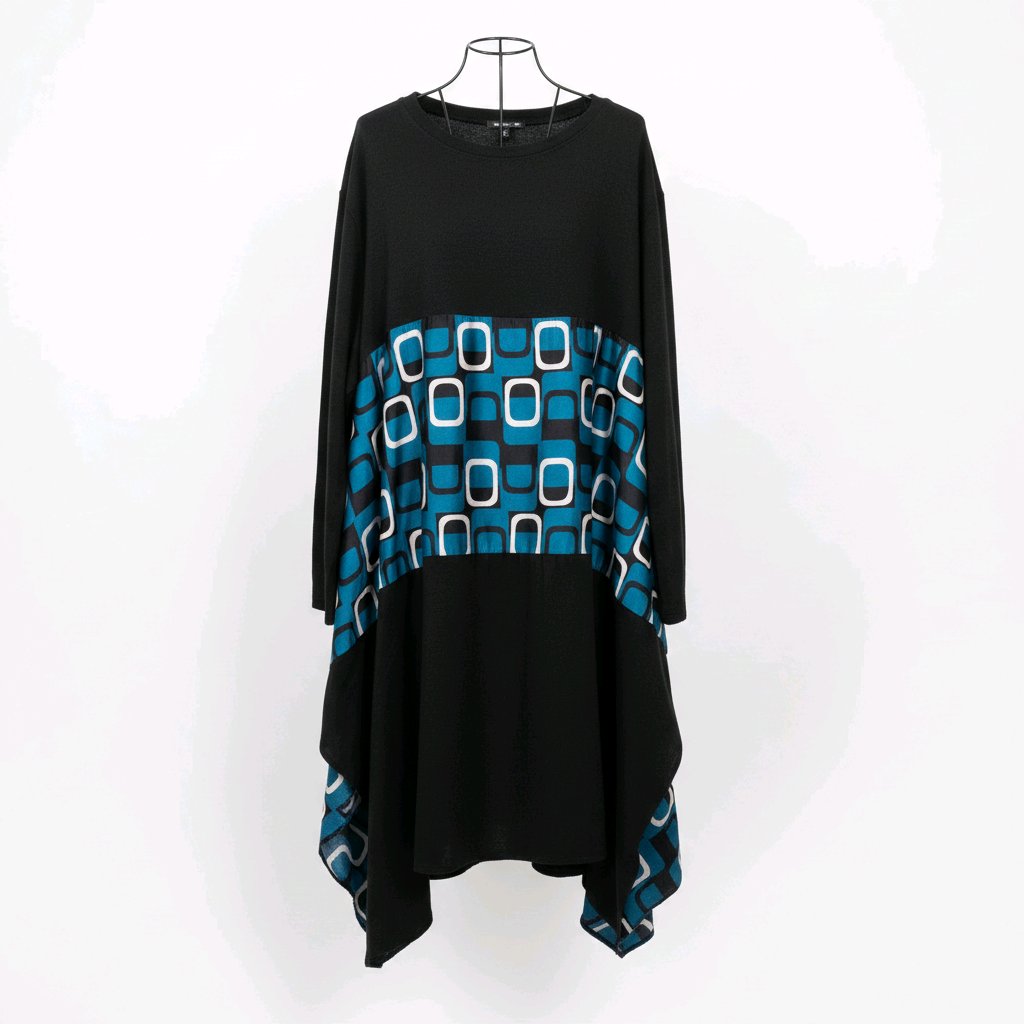 Oversized Cotton Tunic Dress