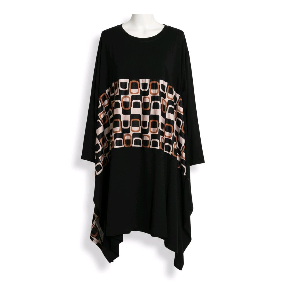 Oversized Cotton Tunic Dress