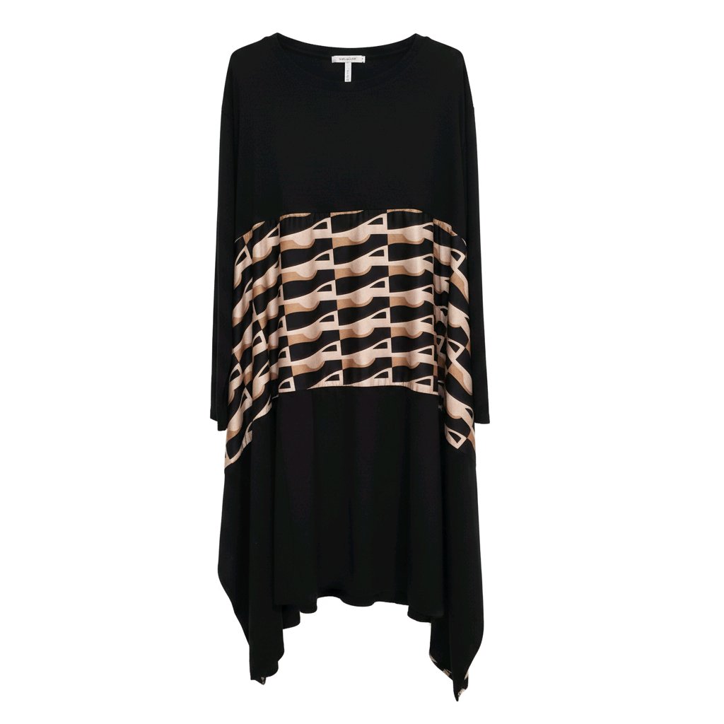 Oversized Cotton Tunic Dress