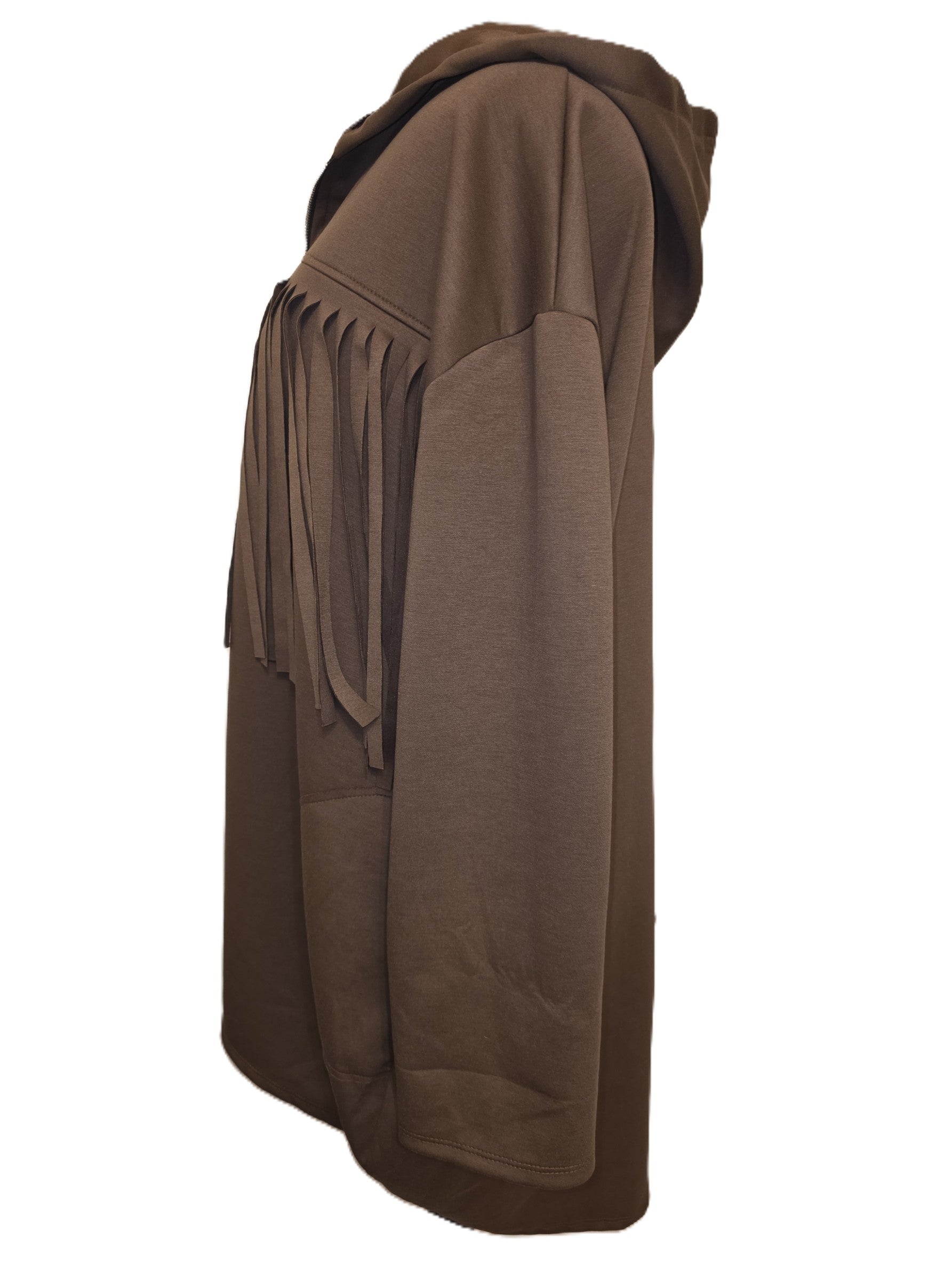 Fringed Hoodie