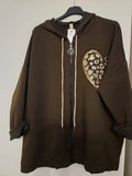 Zippered Scuba Hoodie
