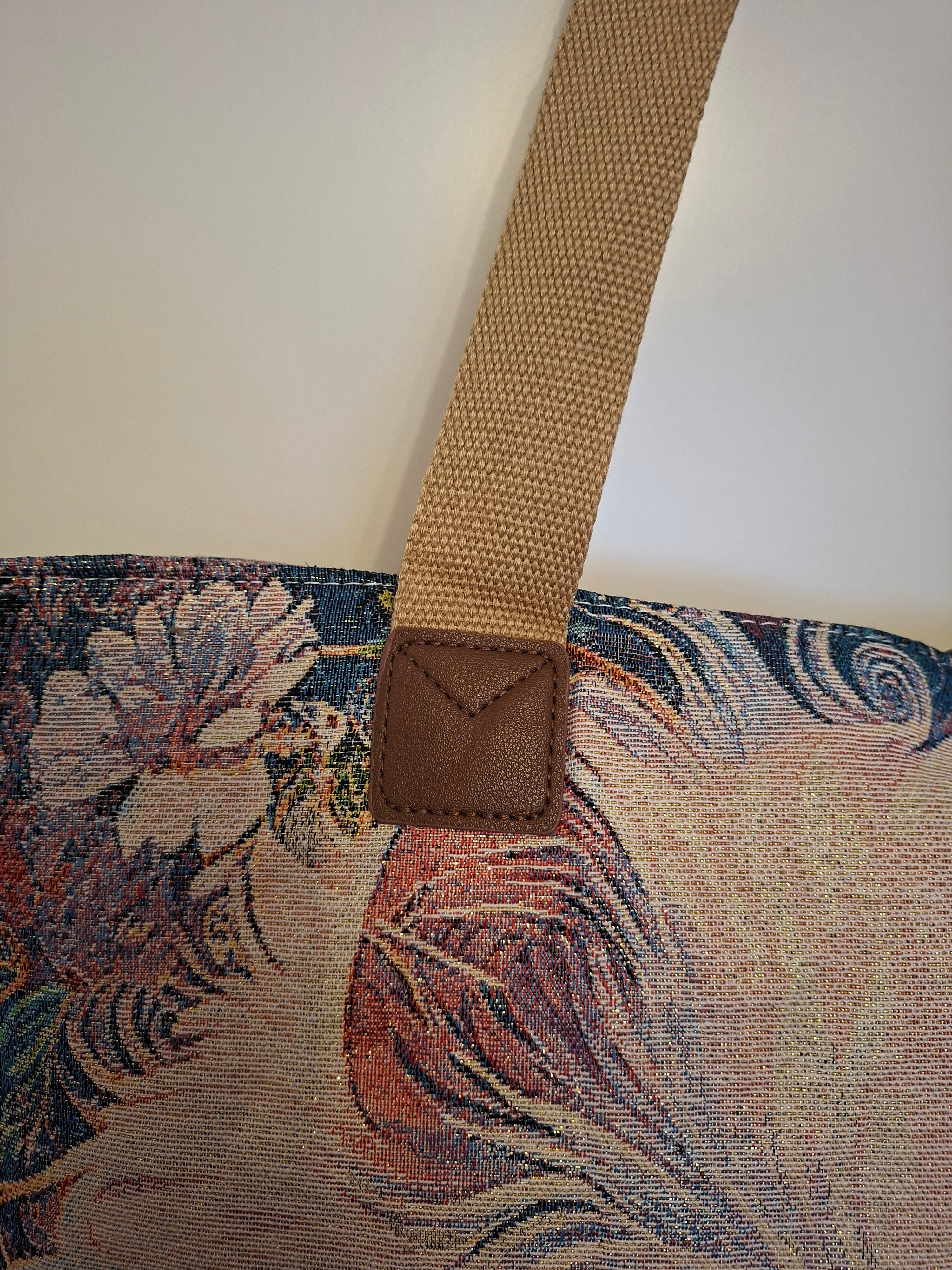 Cat Lovers Embroidered Canvas Tote Bag