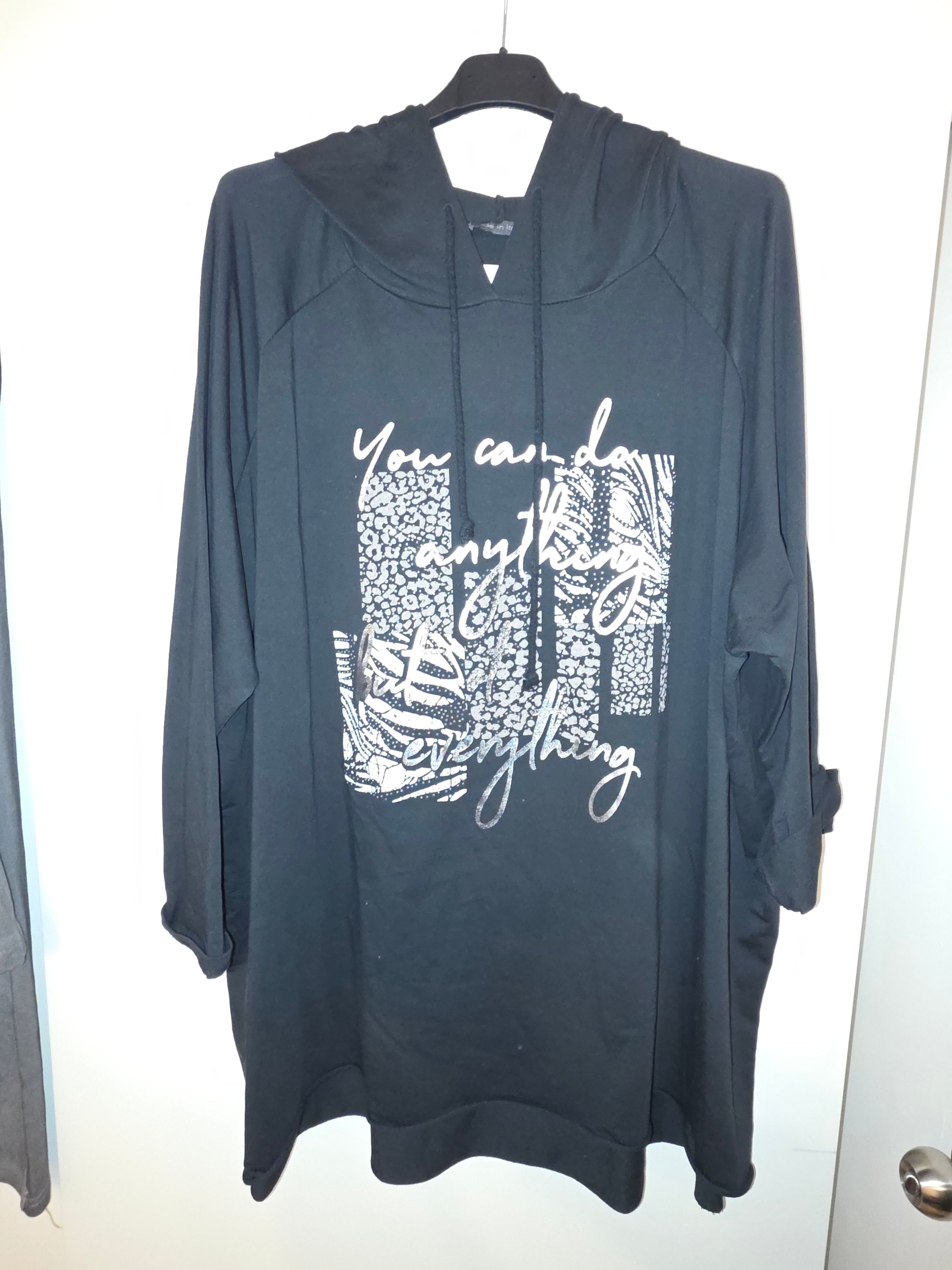 Stunning Hoodie with Sparkles on Front