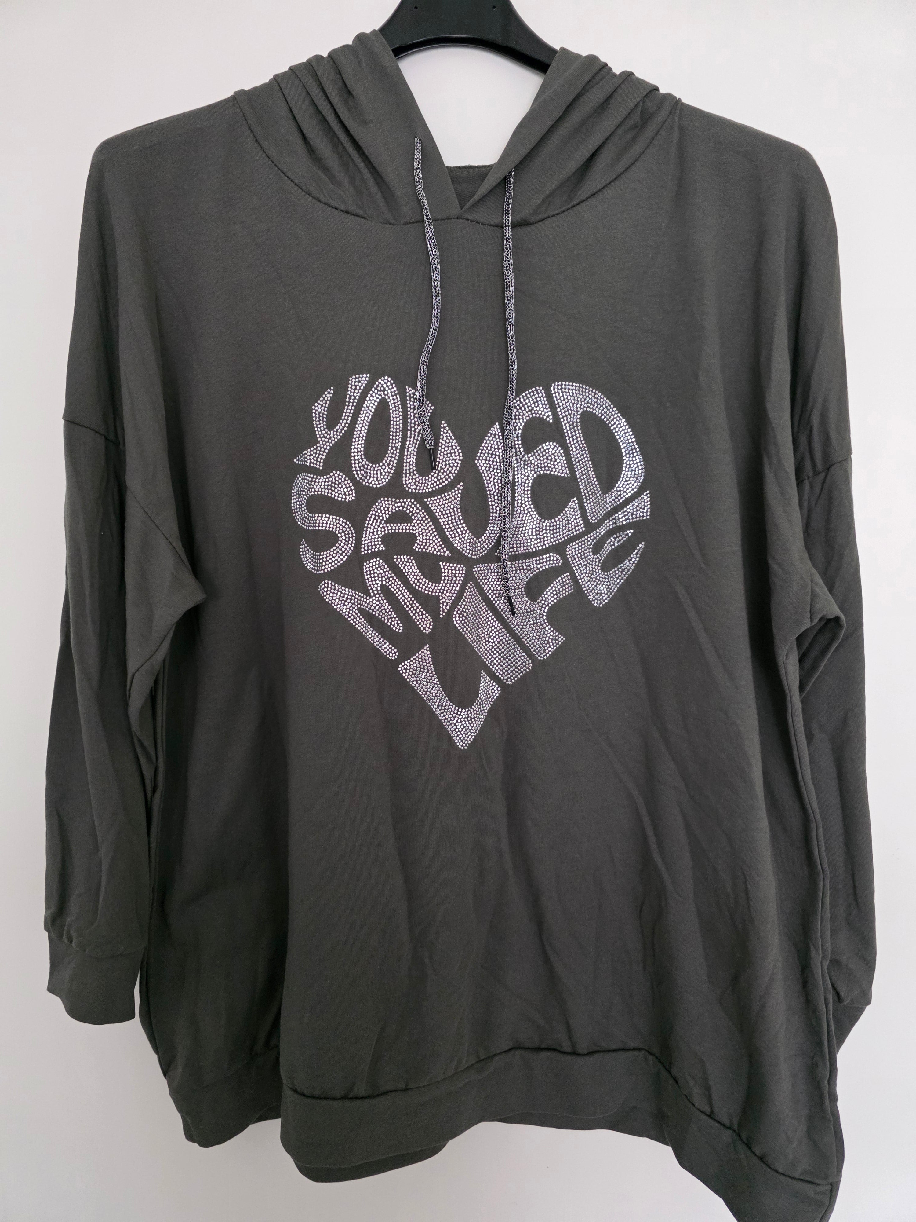 Women's Cotton Blend Hoodie - Casual Oversized Fit