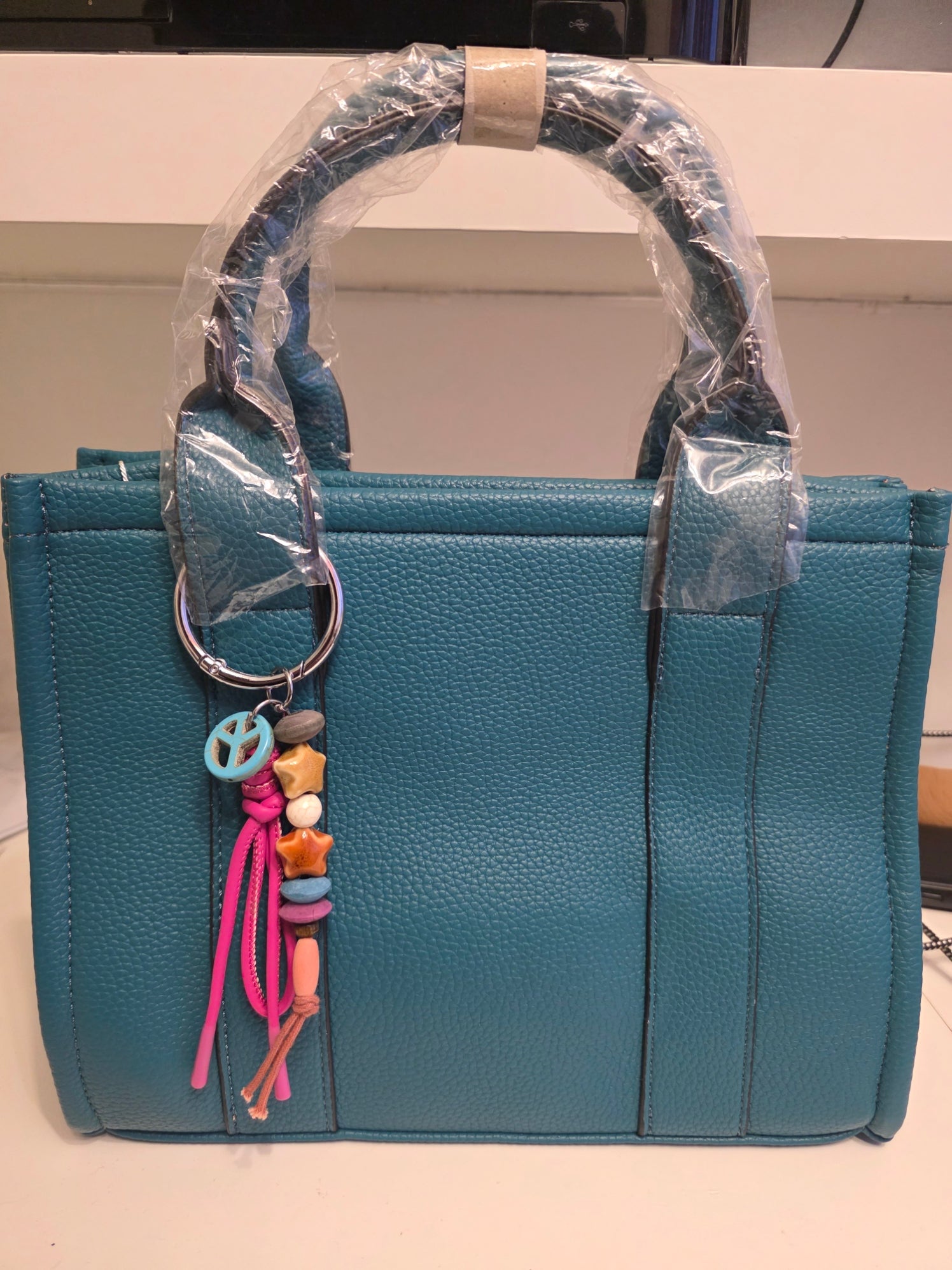 LONG&SON Women's Mini Tote Bag with Detachable Crossbody Strap