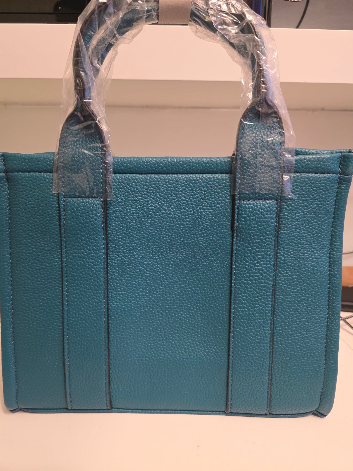 LONG&SON Women's Mini Tote Bag with Detachable Crossbody Strap