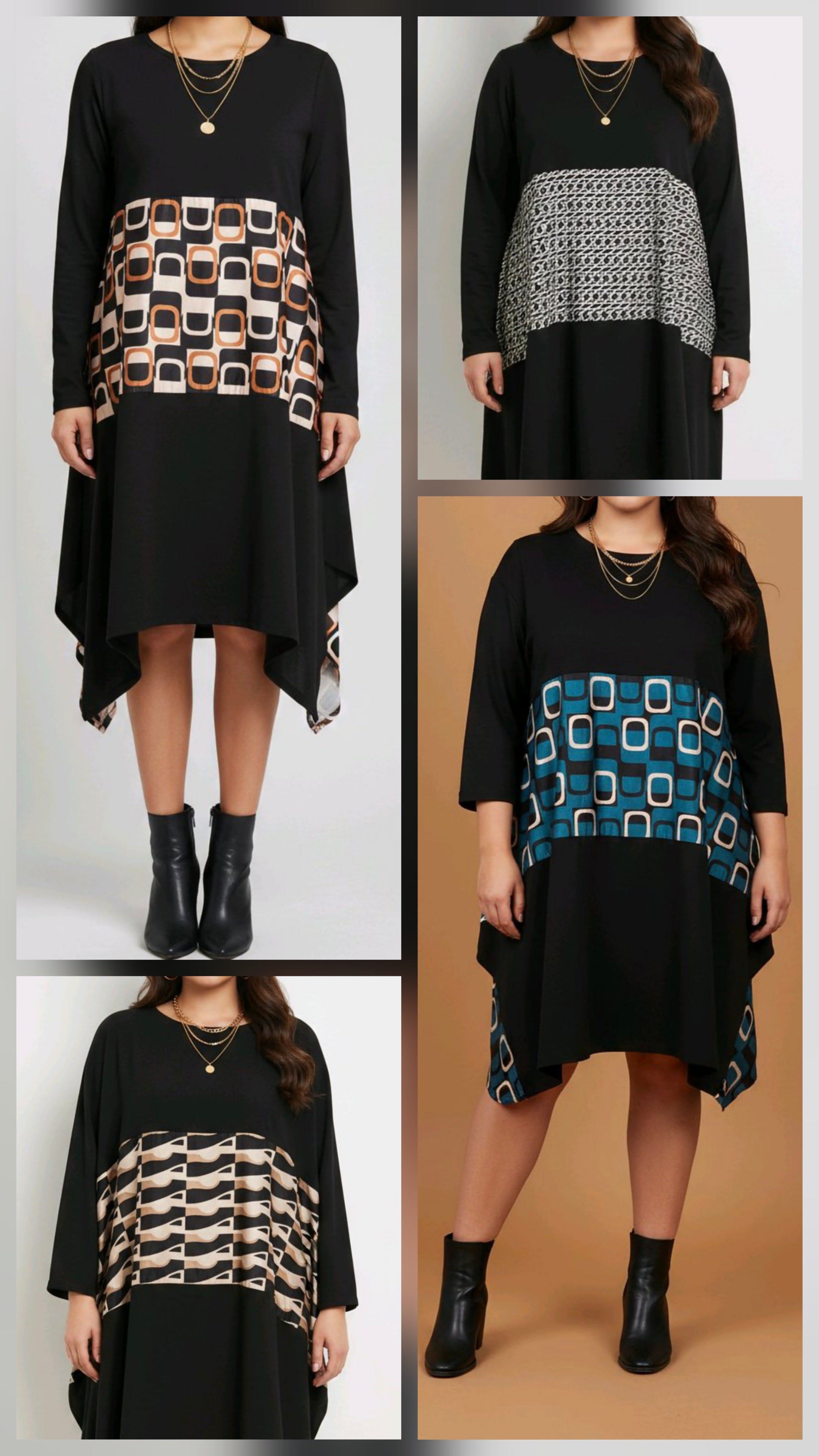 Oversized Cotton Tunic Dress