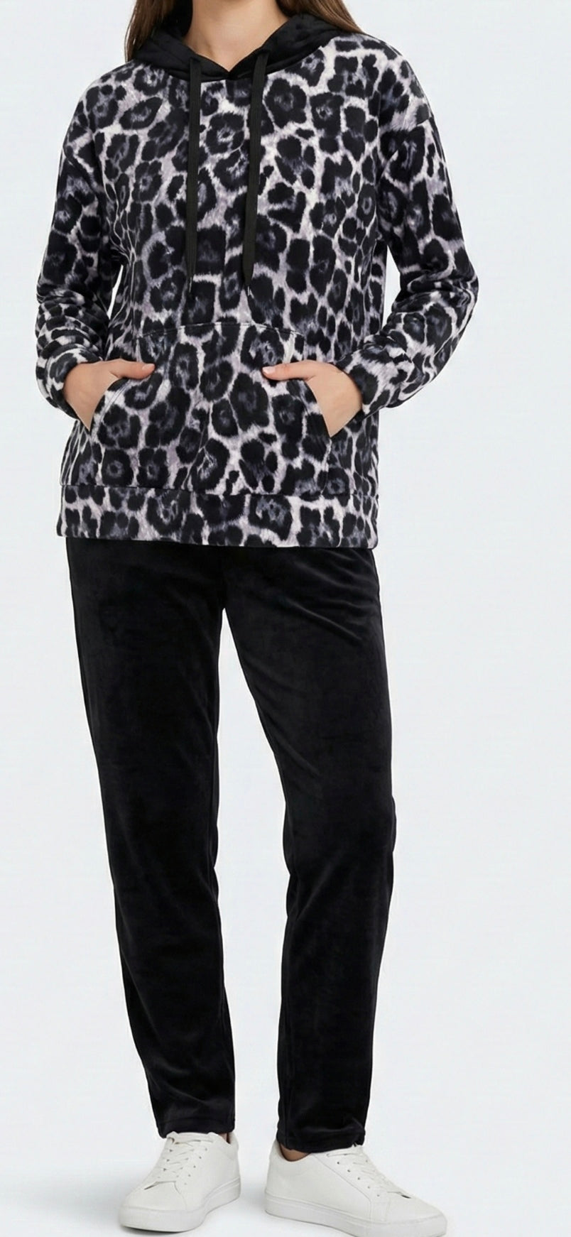 "Comfortable loungewear set - front view"