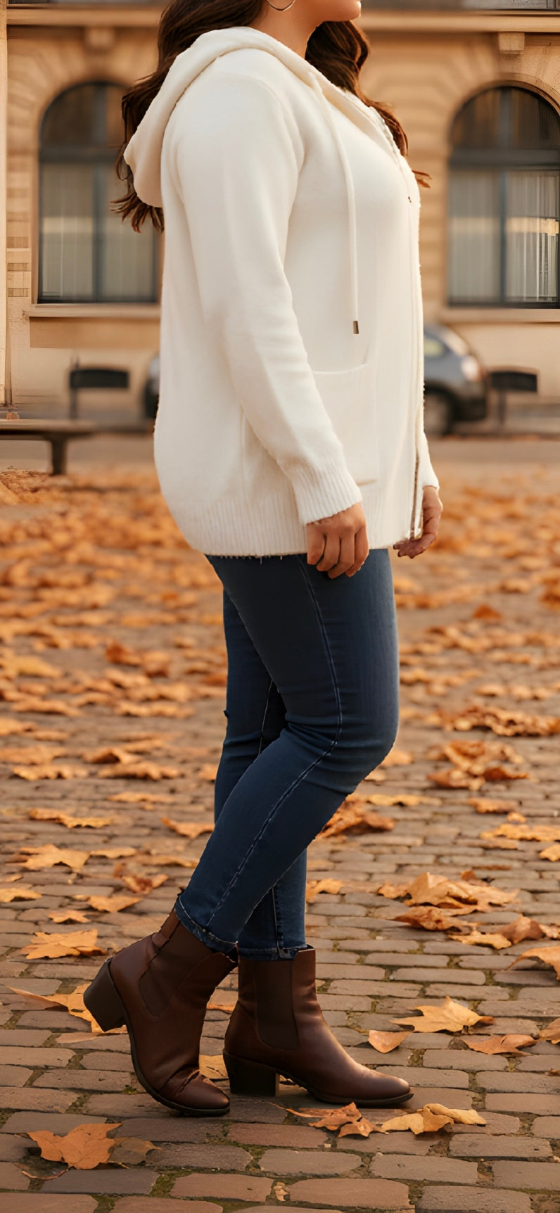 Hoodie zippered QED London