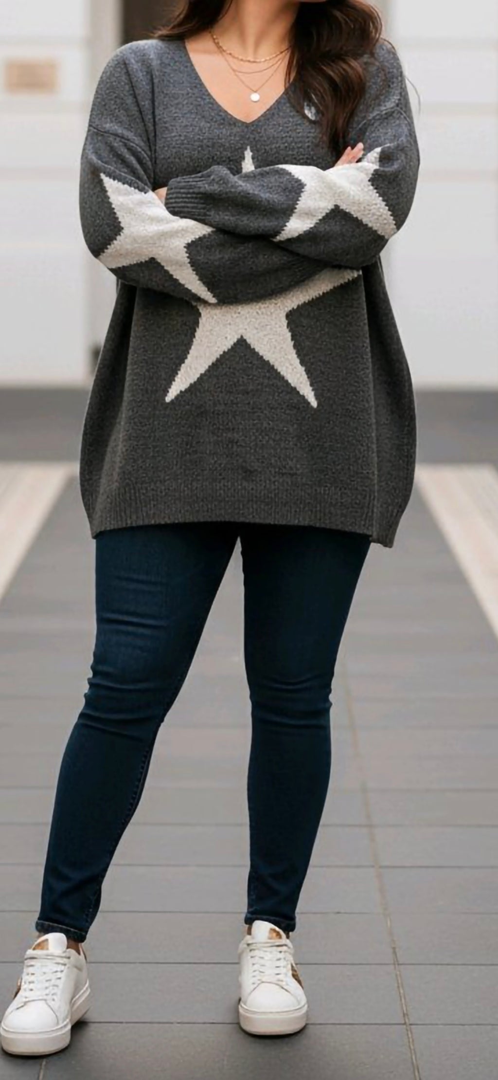 Women's Grey Jumper