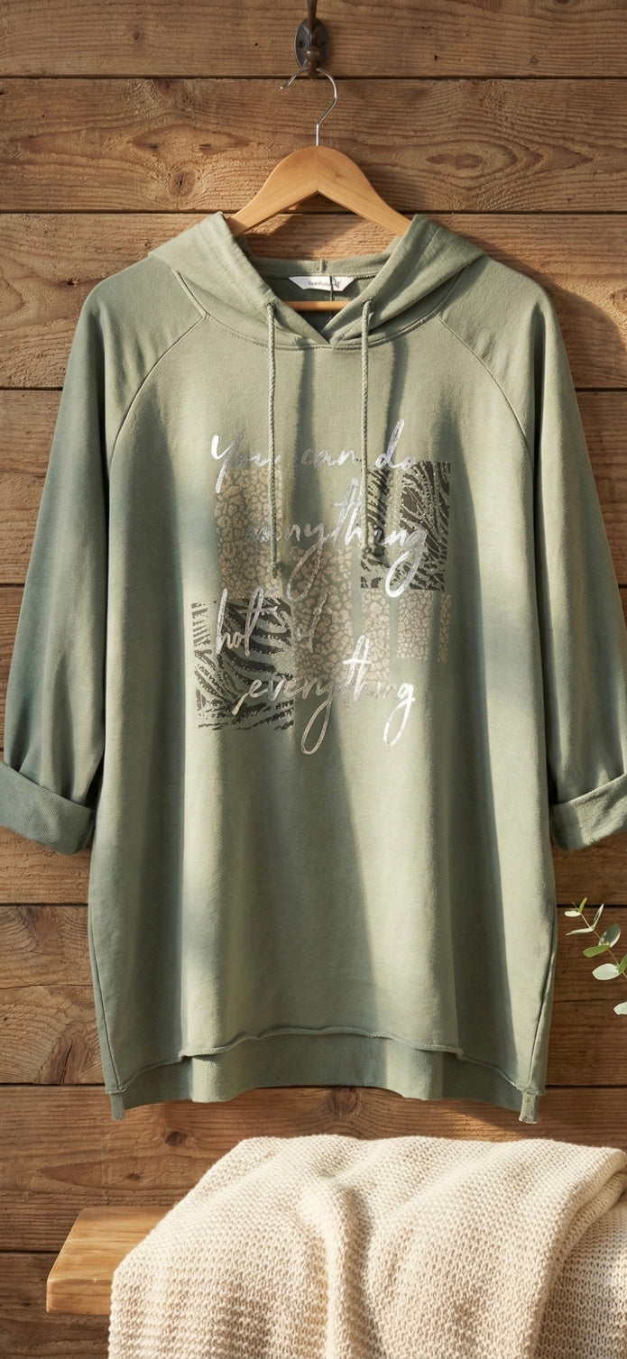 Stunning Hoodie with Sparkles on Front