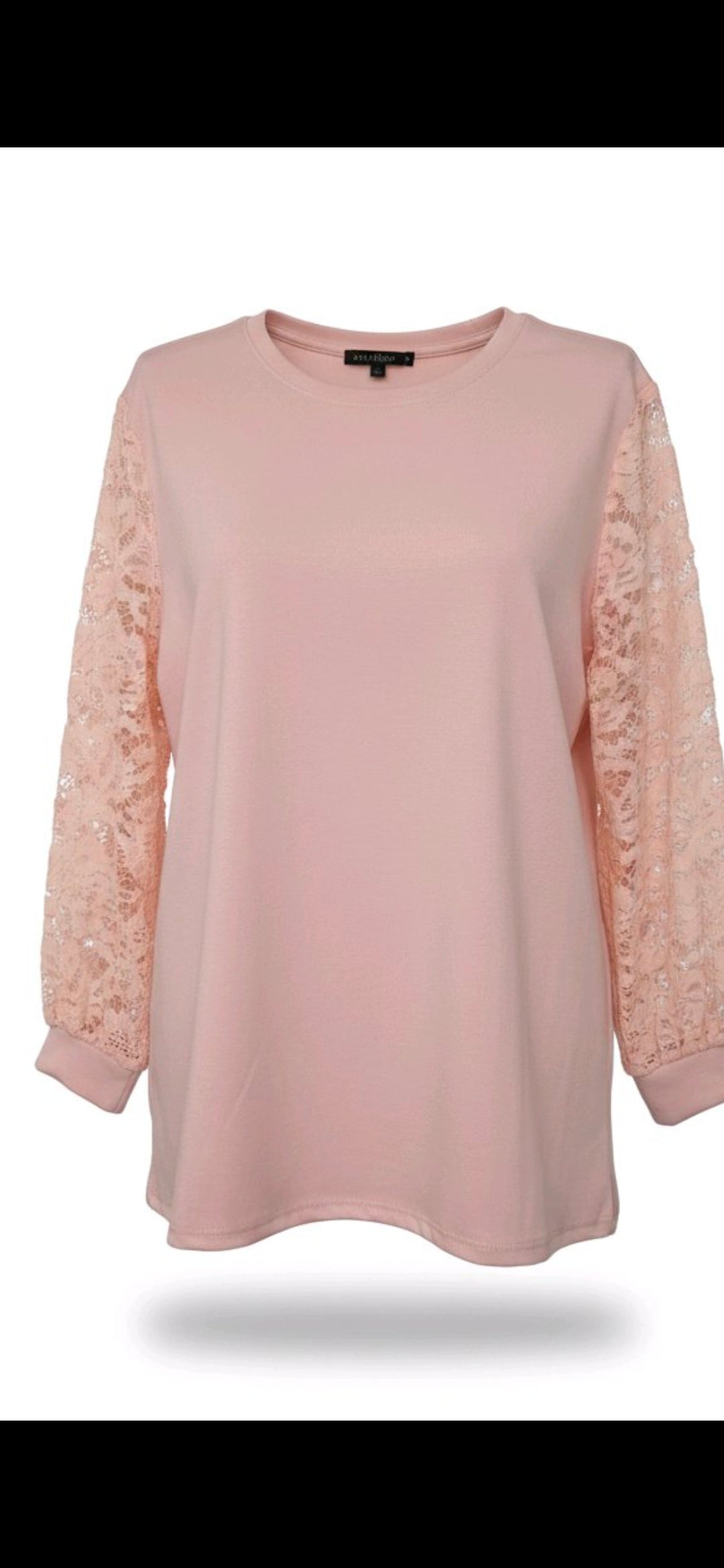 Lace Sleeve Blouse - Elegant Women's Top
