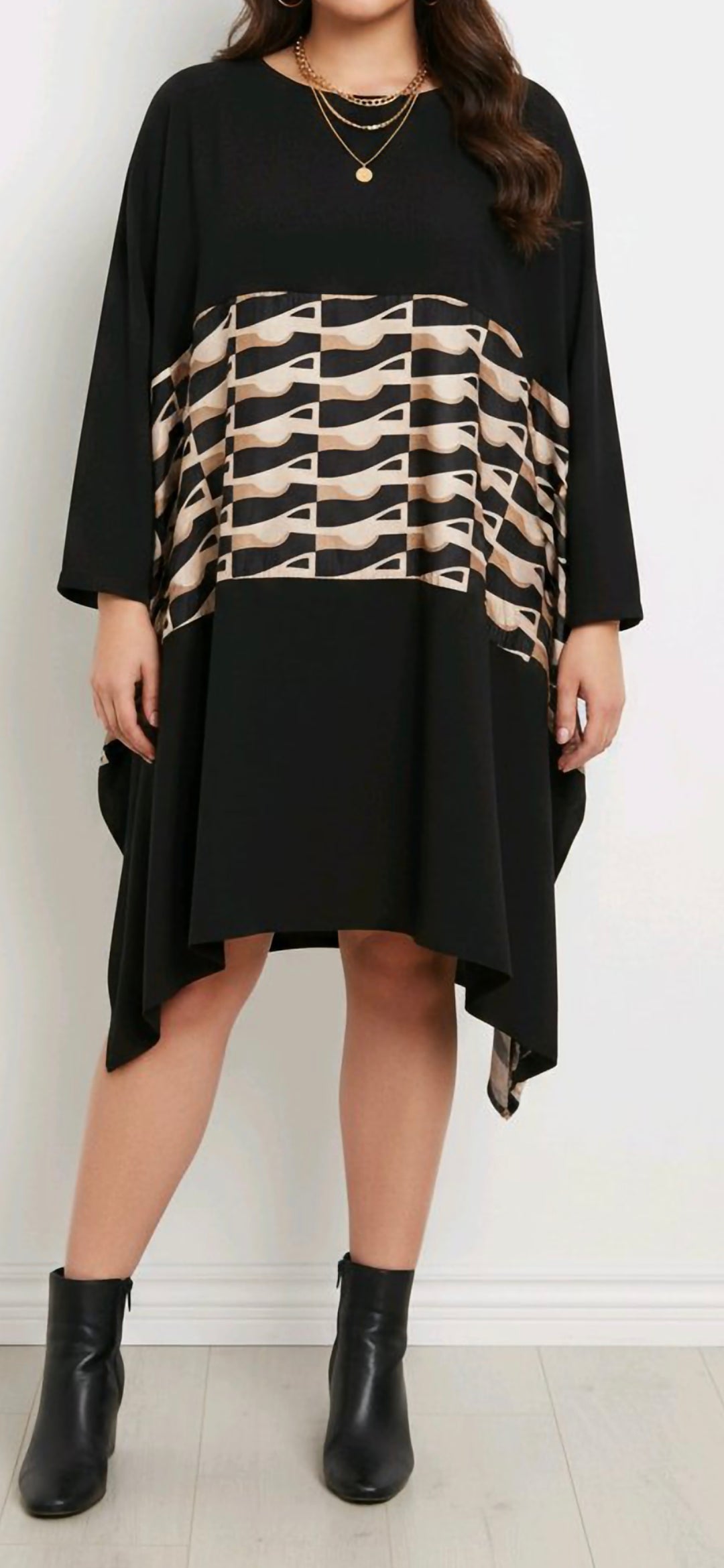 Oversized Cotton Tunic Dress