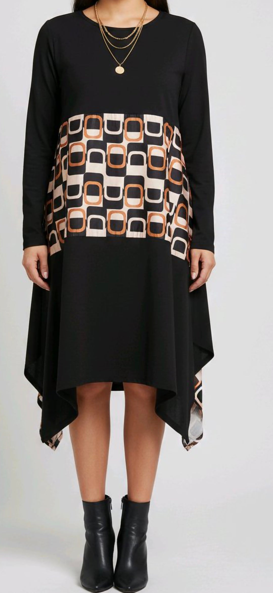 Oversized Cotton Tunic Dress