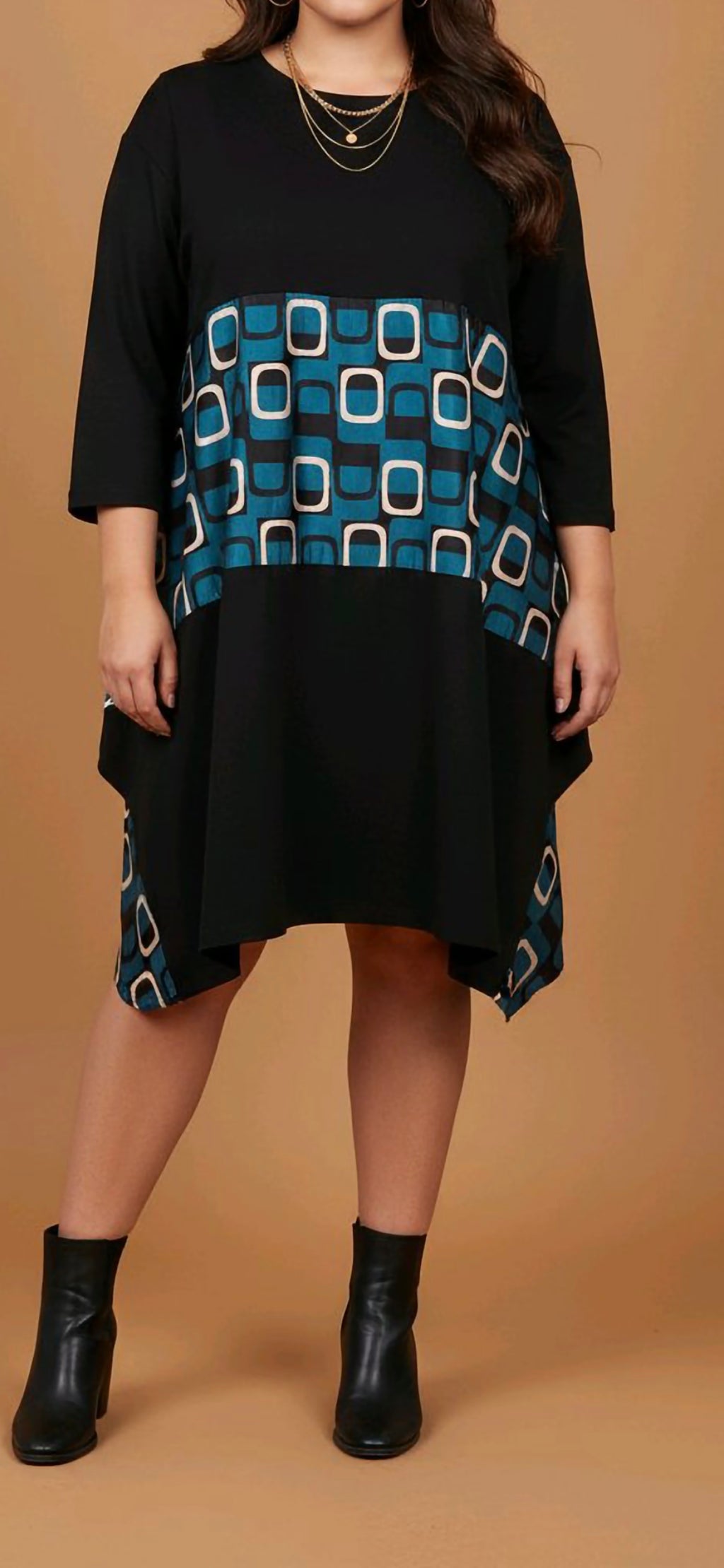 Oversized Cotton Tunic Dress