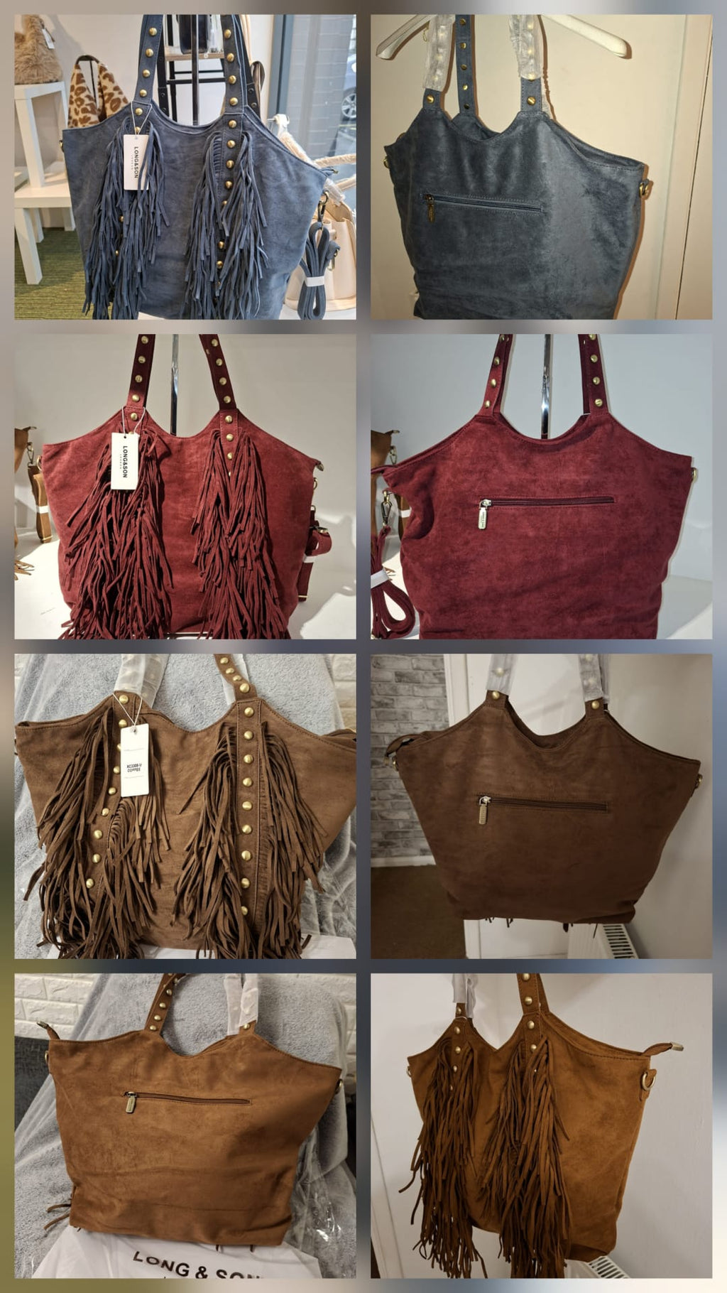 Women's Handbag, Hobo bag Long & Son London