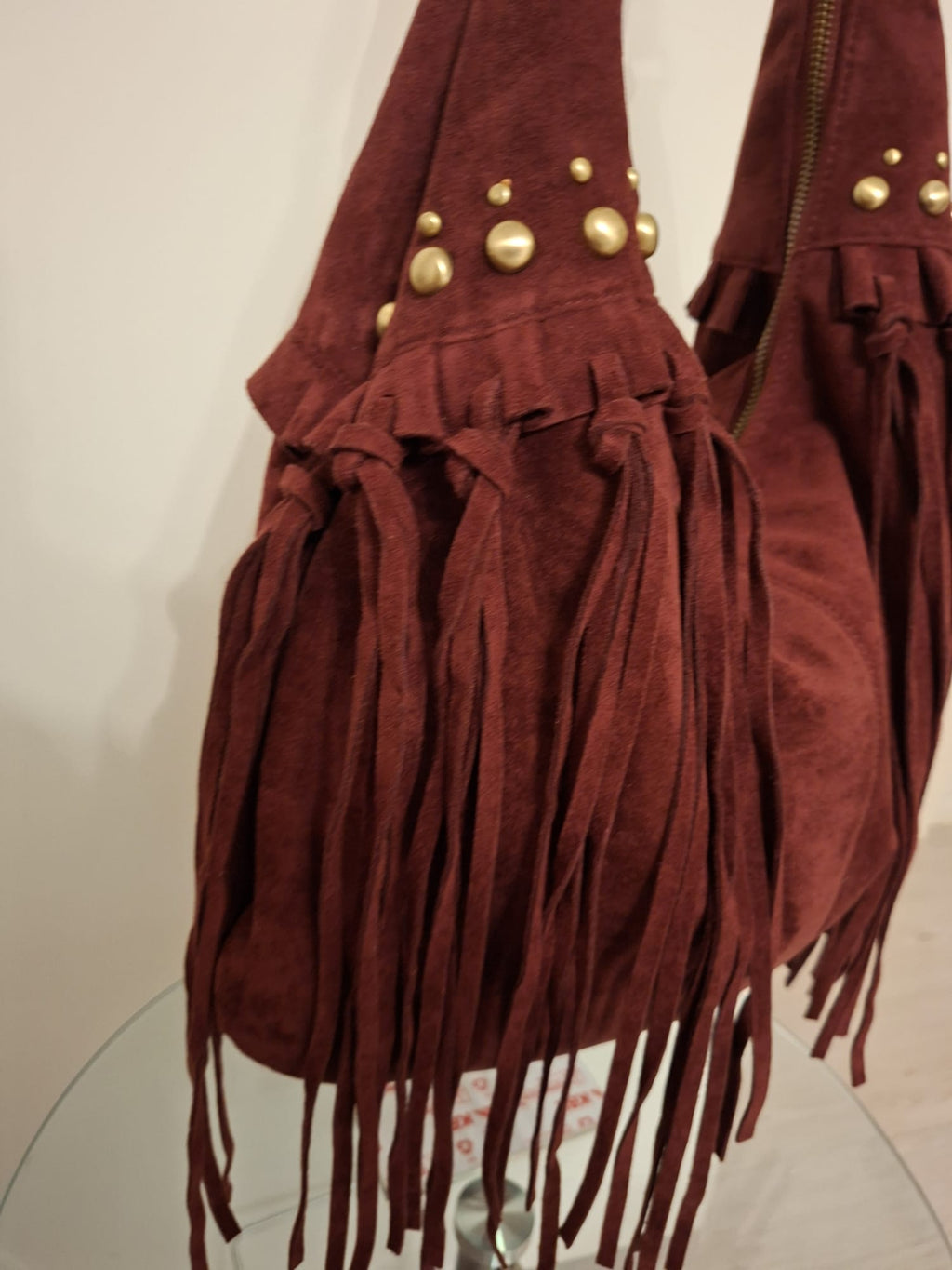 Women's Fringe Hobo Bag - Long & Son Premium Collection