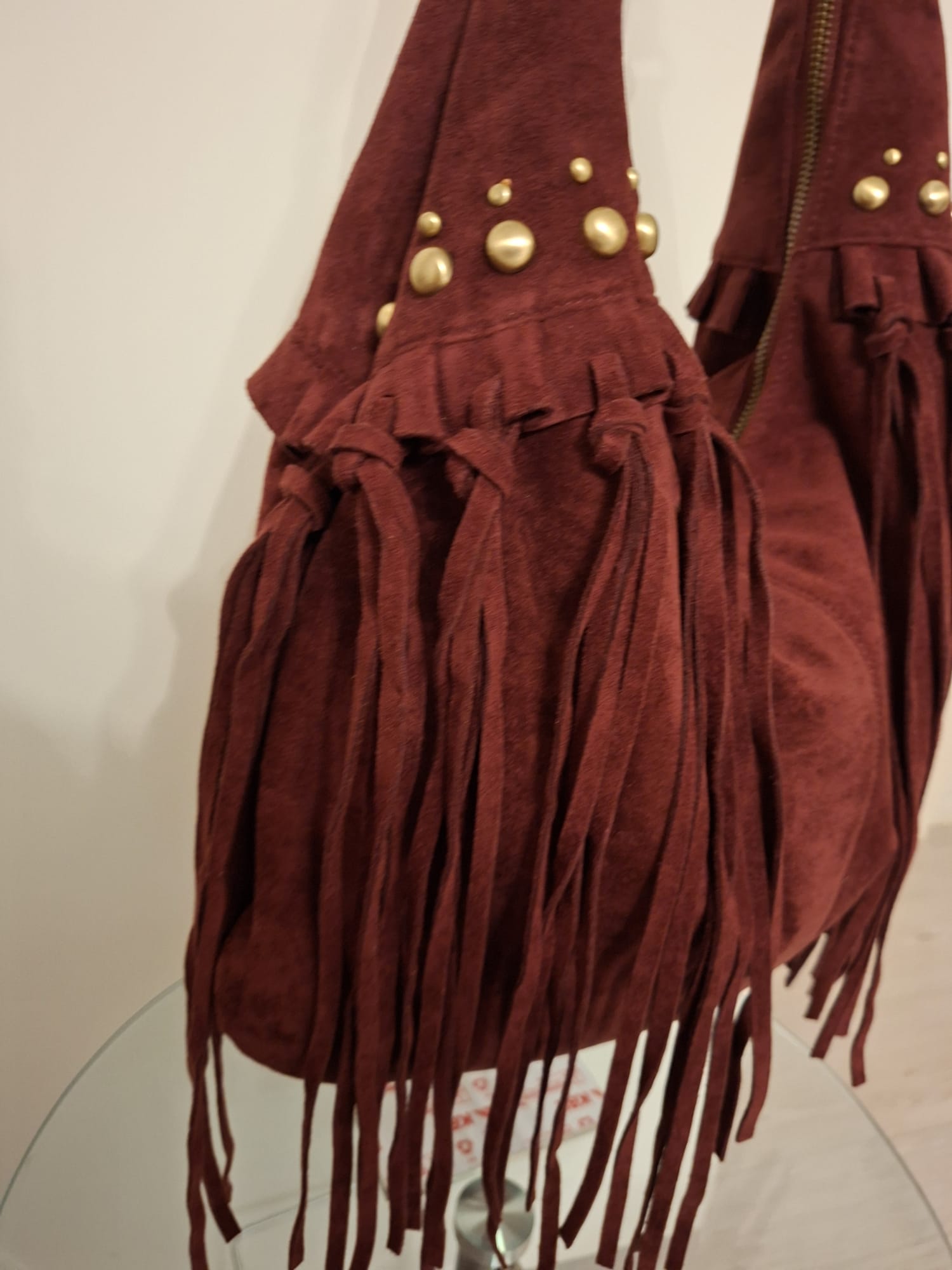 Women's Fringe Hobo Bag - Long & Son Premium Collection