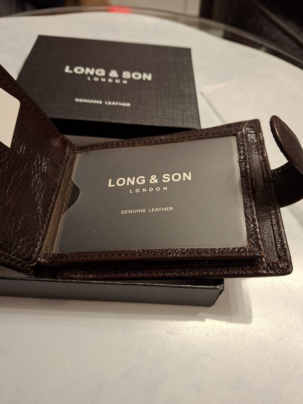 Premium Leather Bifold Wallet for Men - LONG&SON