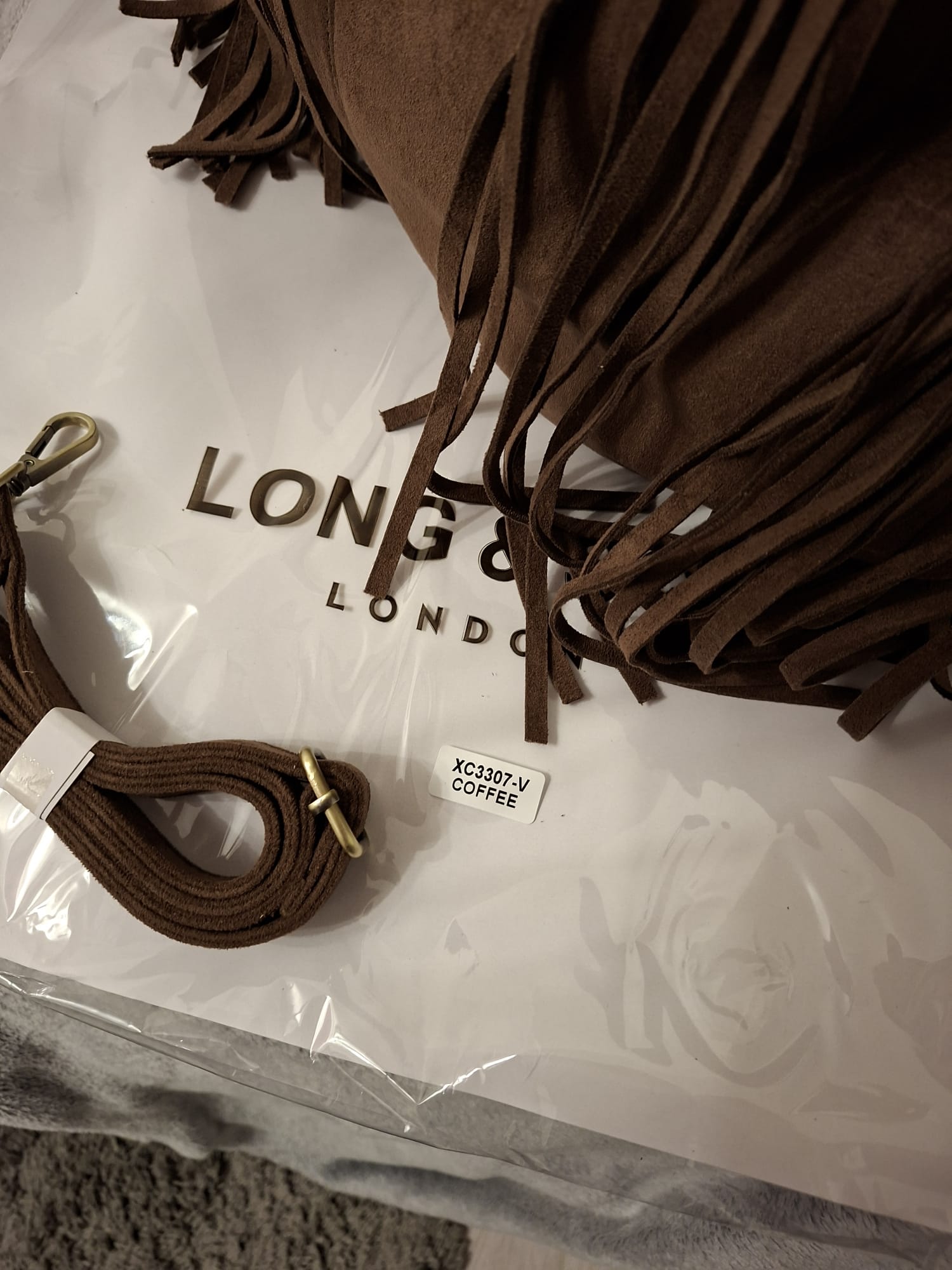 Women's Fringe Hobo Bag - Long & Son Premium Collection