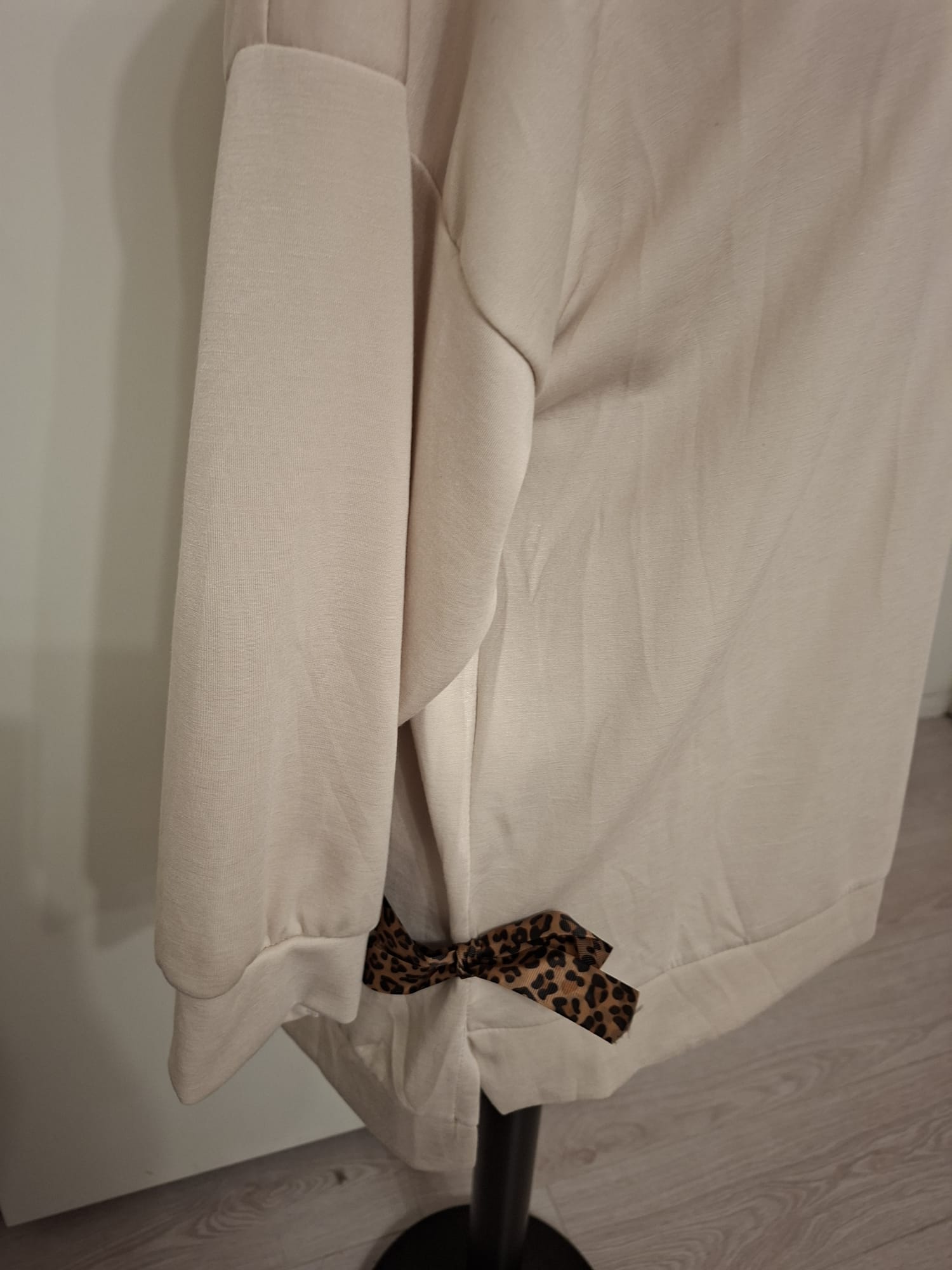 Scuba Hoodie - Navy Grey Beige - One Size Fits Up to 130cm Bust