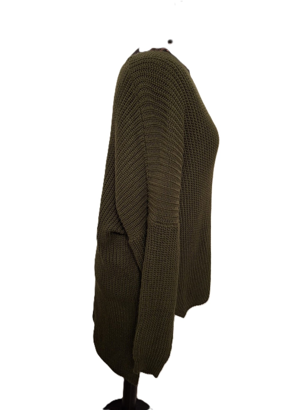 Oversized Knitted Jumper Sweater - Plus Size - One Size Fits All