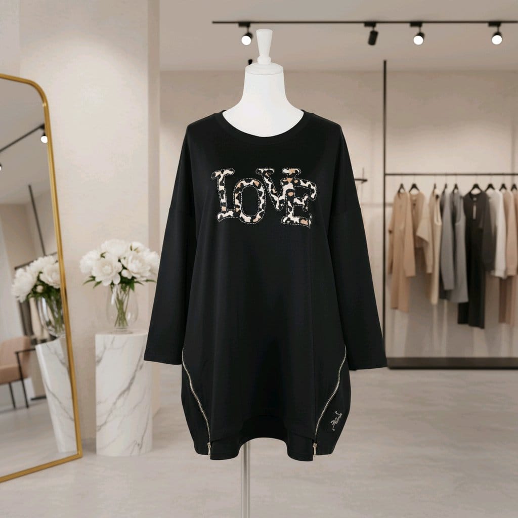 Sweatshirt Tunic Love