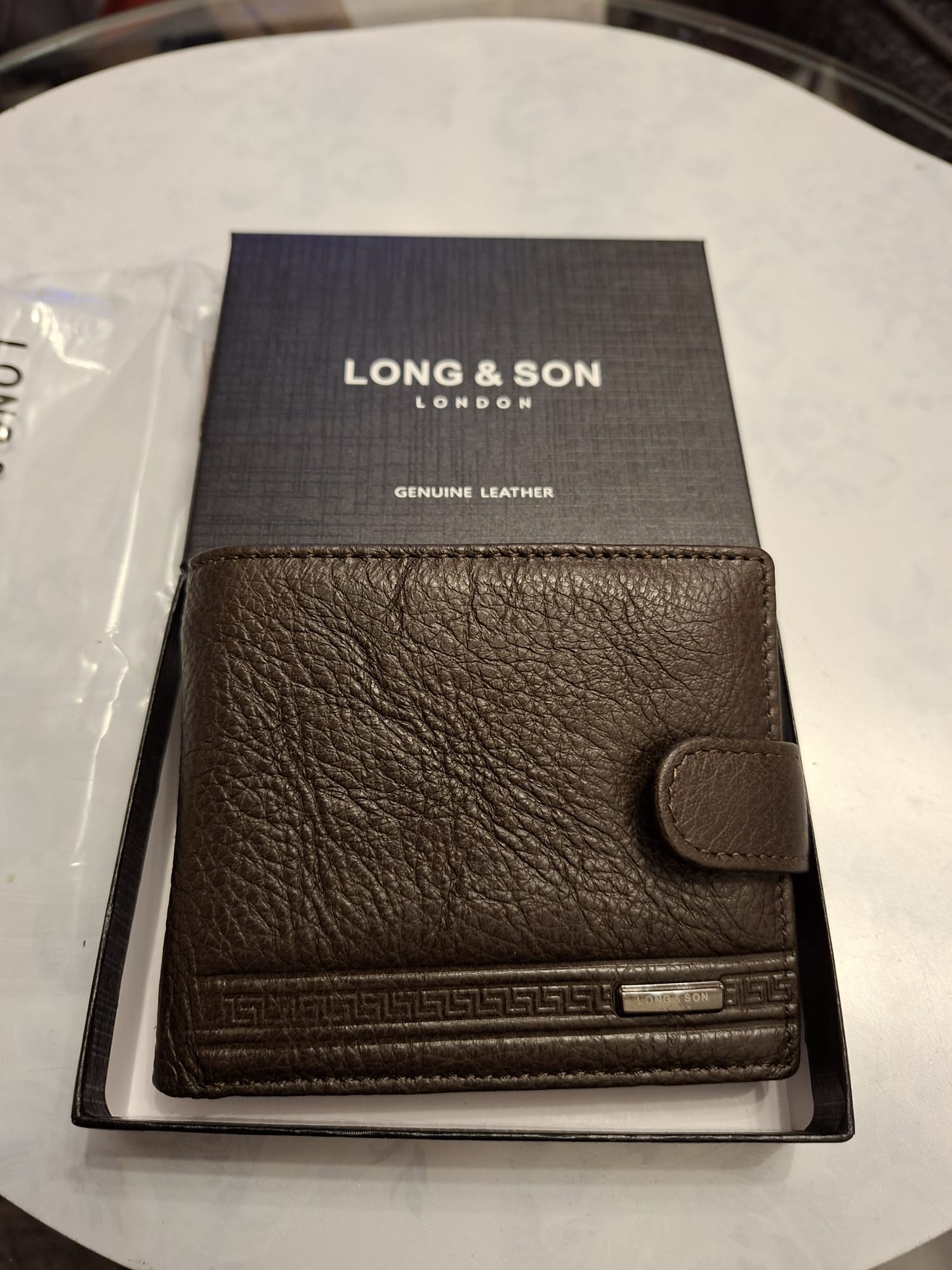 Premium Leather Bifold Wallet for Men - LONG&SON