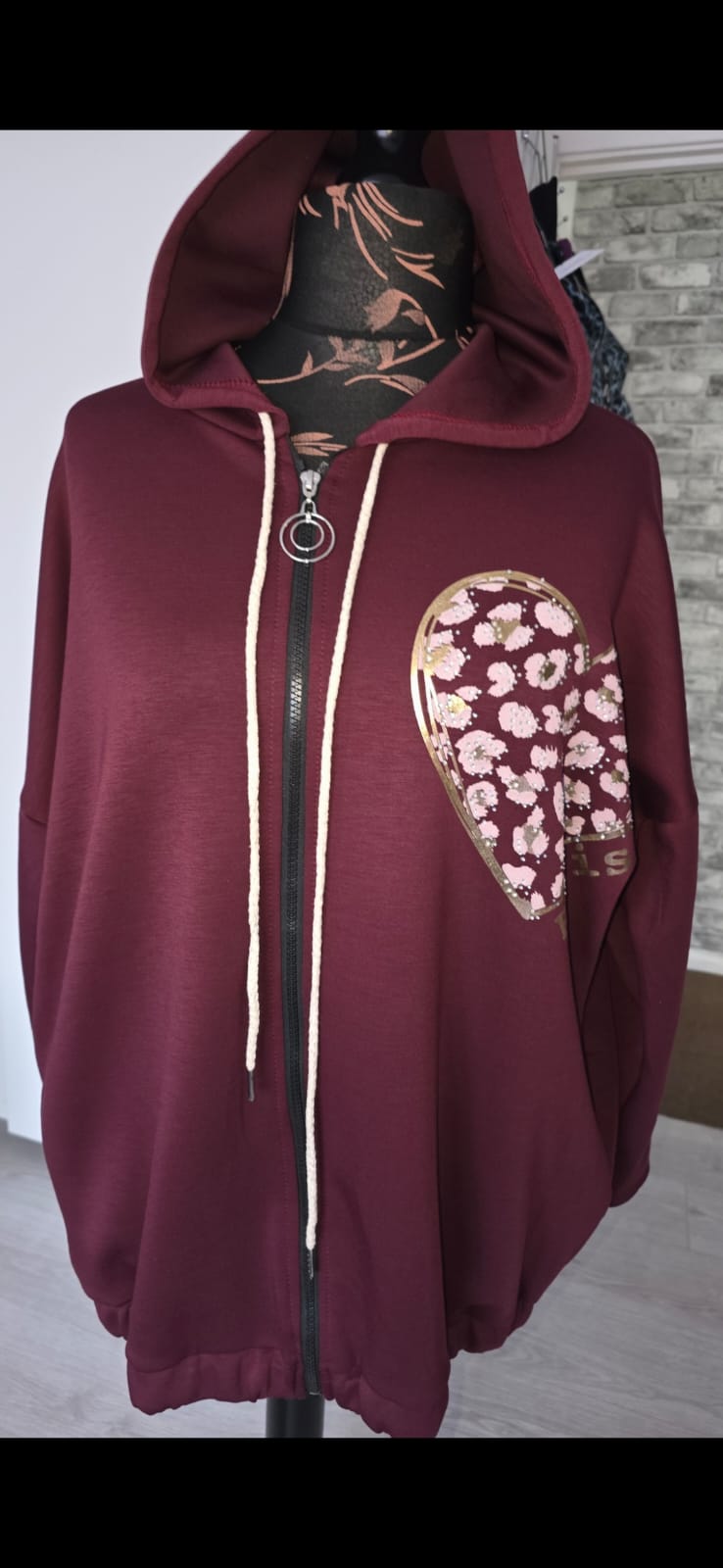 Zippered Scuba Hoodie