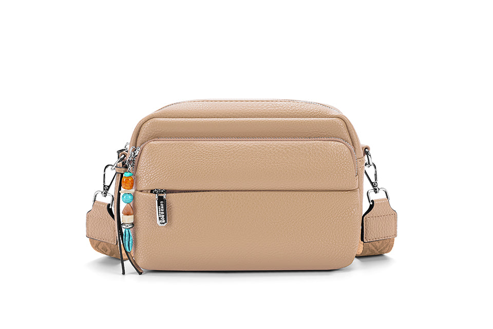 Long and Son Women's Crossbody Bag - Compact Vegan Leather Shoulder Bag